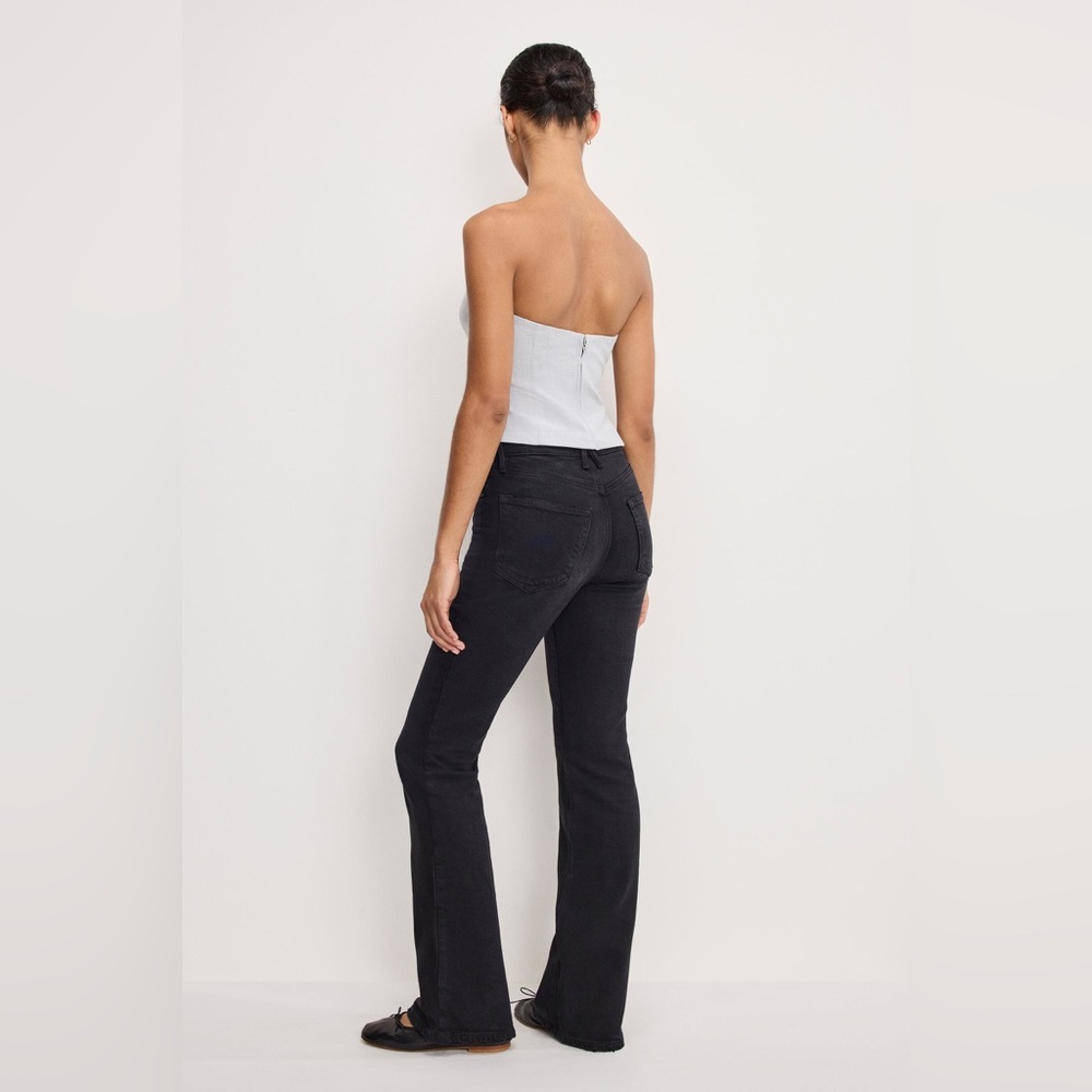 Good American Classic Bootcut Jeans in Black- Size 29 - Picture 3 of 10